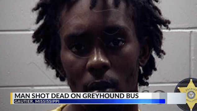 Rashad Price, Slidell, Louisiana man shoots and kills on Greyhound bus traveling through Mississippi